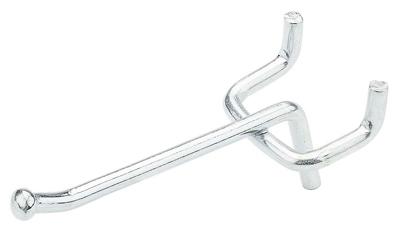 4PK 2" ZN SGL Peg Hook