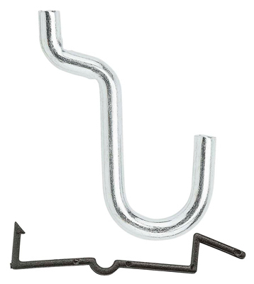 8PK 5/8" ZN Peg Hook