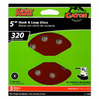 5PK 5"8HoleHL 320G Disc