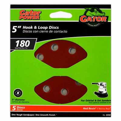 5PK 5"8HoleHL 180G Disc