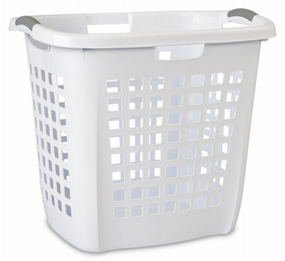 19-7/8"WHT Carry Hamper