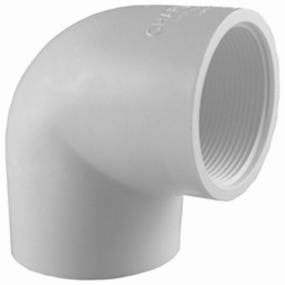 2" WHT 90DEG SxT Ell