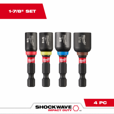 4PC 1-7/8" Magn Nut Set
