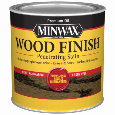 1/2PT Ebony WD Finish