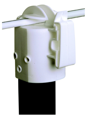 10PK WHT Top Insulator