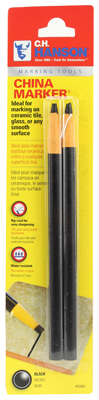 2PK BLK China Marker