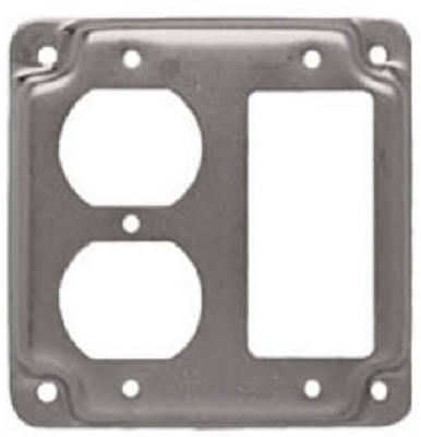 4"SQ GFI & DPLX Cover