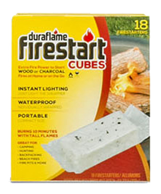 18PK Firestart Cubes