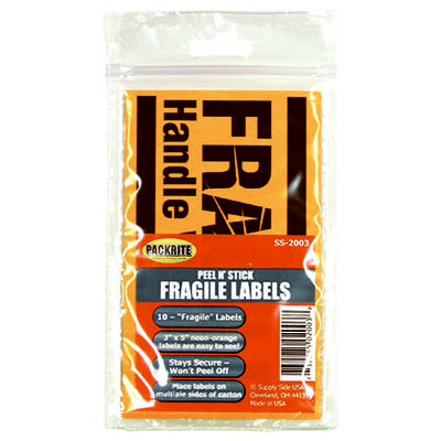 25CT 3x5 FragileSticker