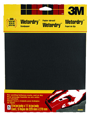 5PK ASSTD WSC Sandpaper