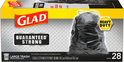 28CT 30GAL Trash Bag
