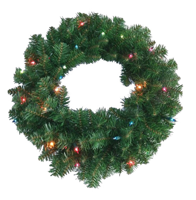 HW 24" Multi Art Wreath