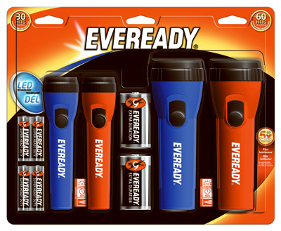 4PK LED GP Flashlight