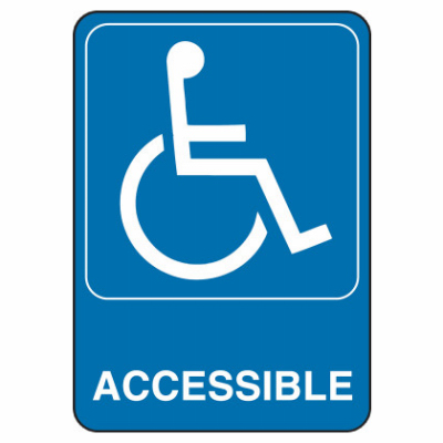 5x7 Handicapped Sign