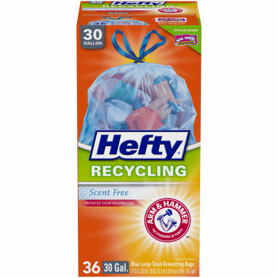 36CT 30GAL BLU Recy Bag