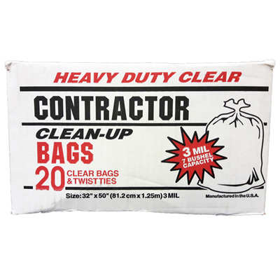 20CT 42GAL 3M CLR Bag