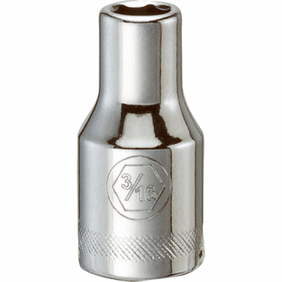 1/4DR 3/16" 6PT Socket