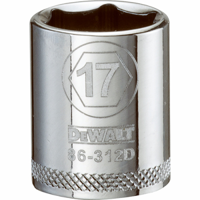 3/8"DR 17mm 6PT Socket