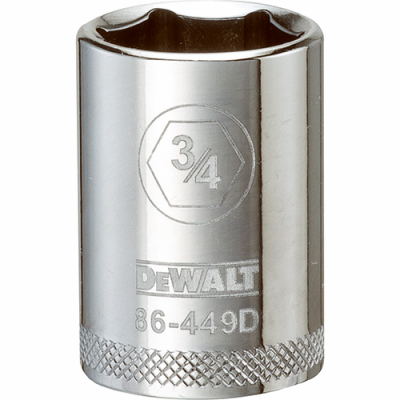 1/2"DR 3/4" 6PT Socket