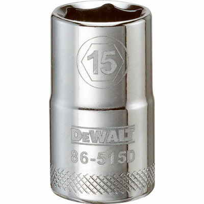 1/2"DR 15mm 6PT Socket