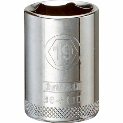 1/2"DR 19mm 6PT Socket