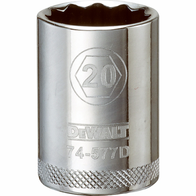 1/2"DR 20mm 12PT Socket