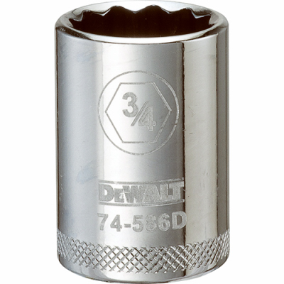 1/2"DR 3/4" 12PT Socket