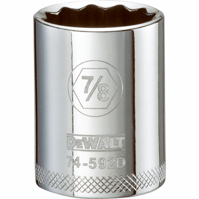 1/2"DR 7/8" 12PT Socket