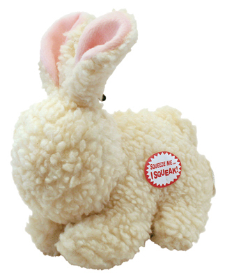 9"Fleece Rabbit Dog Toy