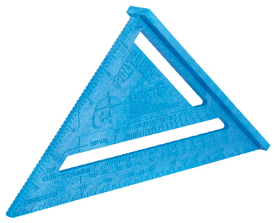 7" Poly Rafter Square