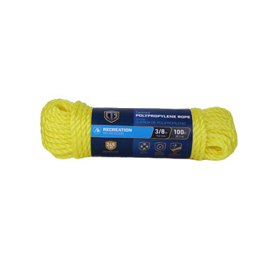 3/8x100 YEL Poly Rope