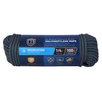 1/4x100 32S Poly Rope