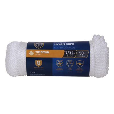 7/32x50 WHT Nyl Rope