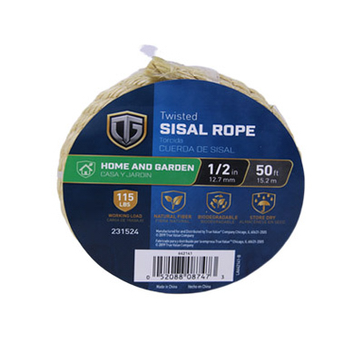 1/2x50AT Sisal Rope