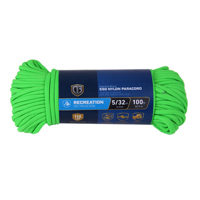 5/32x100 GRN Paracord