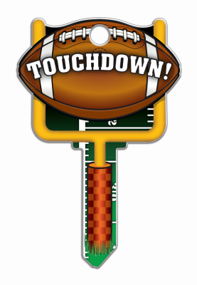 KW1 Football Key Blank