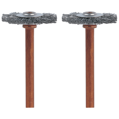2PK 3/4" SS Brush