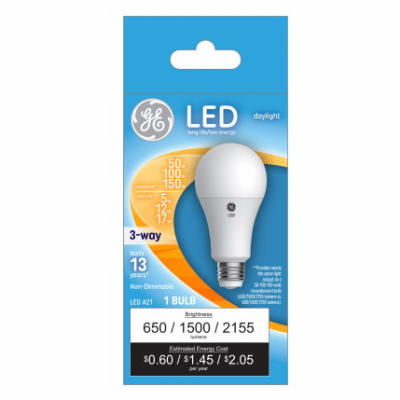 GE5/10/19W Day A21 Bulb