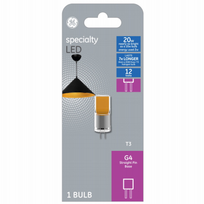 GE 2W WHT T3 G4 Bulb