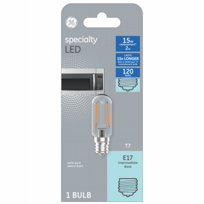 GE 2W WHT T7 Inter Bulb