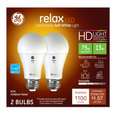 GE2PK 13W SW A19 Bulb