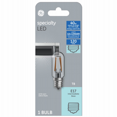 GE 3.5W WHT T8 Int Bulb