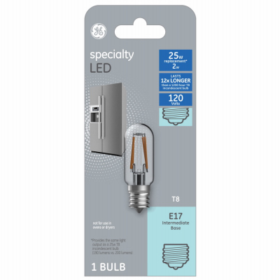 GE 2W WHT T8 Inter Bulb