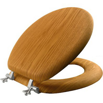 Oak RND Toilet Seat