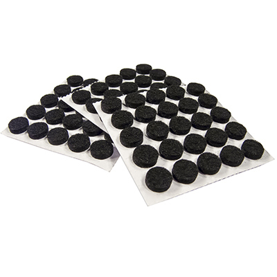 TG 75PK 3/8"BLK Bumpers