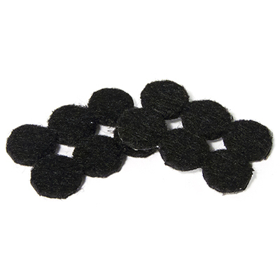 TG 24PK 3/4" BLK Pads