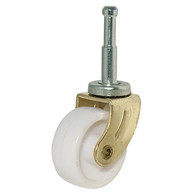 TG 2PK 1-5/8"WHT Caster