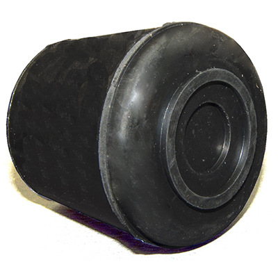 TG 4PK 1" BLK Rubb Tip
