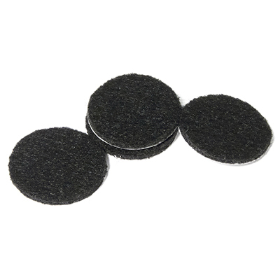 TG 24PK 1.5"BLK RND Pad
