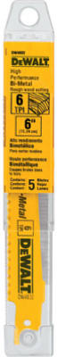 6" 6TI Recipr Blade, 5/Pack